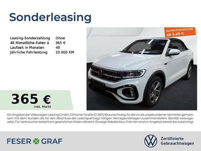 Second-hand VW T-Roc Cabriolet R-line 150 CP (110 kW) 2025 Alb Cabrio