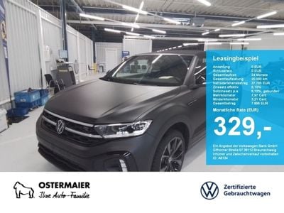 Gebraucht VW T-Roc Cabriolet R-line Edition 150 PS (110 kW) 2024 Schwarz Cabrio