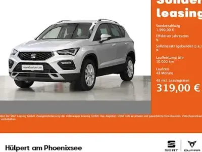 Nowe Seat Ateca 150 KM (110 kW) 2026 Srebrny SUV