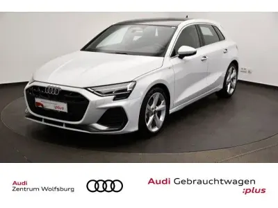 Gebraucht Audi A3 S-Line 150 PS (110 kW) 2025 Gletscherweiß metallic Limousine