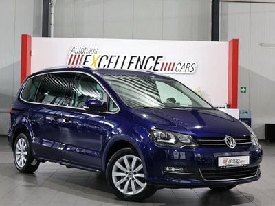 Second-hand VW Sharan Highline 150 CP (110 kW) 2019 Albastru Monovolum