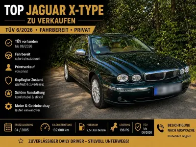 Occasion Jaguar X-type 2005 Groen Sedan