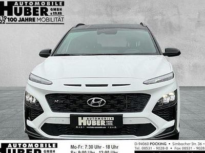 Gebraucht Hyundai Kona N Line 120 PS (88 kW) 2021 Schwarz metallic SUV