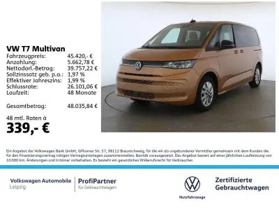 Gebraucht VW Multivan Life 150 PS (110 kW) 2024 Braun Van / Kleinbus