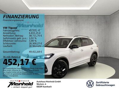 Oryxweiß perlmutteffekt Gebraucht 2024 VW Tiguan R-line SUV | 45.555 € (Teuer)