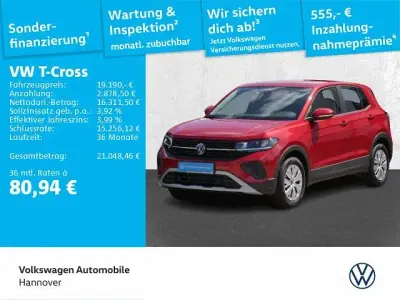 Używany VW T-Cross Basis 95 KM (69 kW) 2025 Czerwony SUV