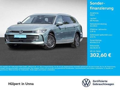 Maripositgrün metallic Gebraucht 2024 VW Passat Elegance Kombi | 37.188 € (Superpreis)