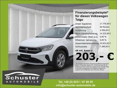 Gebraucht VW Taigo Life 95 PS (69 kW) 2023 Weiß SUV