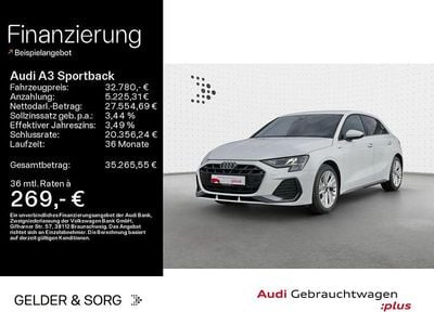 Gebraucht Audi A3 S-Line 150 PS (110 kW) 2025 Gletscherweiß metallic Limousine