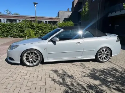 Brugt Saab 9-3 Cabriolet Aero 180 HK (132 kW) 2008 Sølv Cabriolet