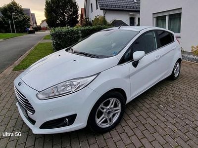 Usata Ford Fiesta 101 CV (74 kW) 2015 Bianco Utilitaria