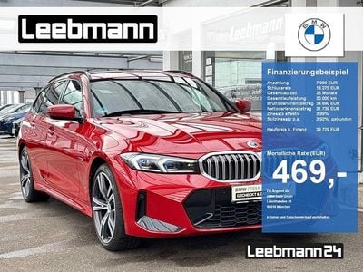 Gebraucht BMW 330e M Sport 292 PS (214 kW) 2022 Melbourne rot (metallic) Kombi
