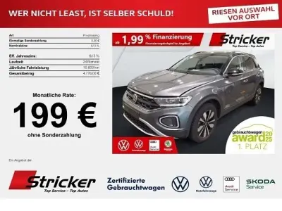Gebraucht VW T-Roc Goal 150 PS (110 kW) 2025 Indiumgrau metallic SUV