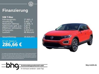 Gebraucht VW T-Roc Life 116 PS (85 kW) 2019 Rot SUV