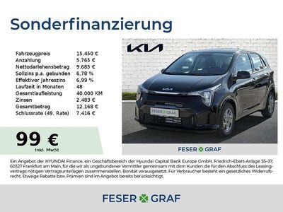 Auroraschwarz Neu 2025 Kia Picanto Vision Kleinwagen | 15.450 € (Guter Preis)