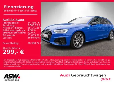 Używany Audi A4 S-Line 204 KM (150 kW) 2024 Niebieski Kombi