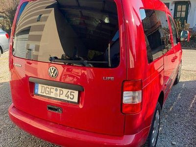 Gebraucht VW Caddy Life 80 PS (58 kW) 2009 Rot Van / Kleinbus