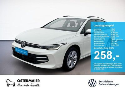 Gebraucht VW Golf VIII Life 116 PS (85 kW) 2024 Oryxweiß perlmutteffekt Kombi