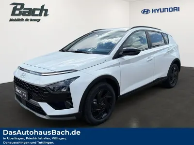 Neu Hyundai Bayon Blackline 90 PS (66 kW) 2026 Atlas white SUV