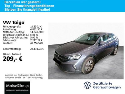 Gebraucht VW Taigo Life 116 PS (85 kW) 2025 Rauchgrau metallic SUV