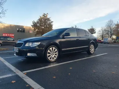 Używany Skoda Superb Elegance 160 KM (117 kW) 2008 Czarny Sedan/Limuzyna