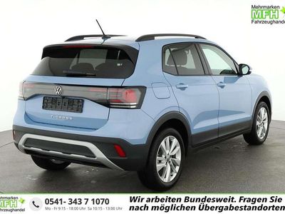 Neu VW T-Cross Life 116 PS (85 kW) 2025 Clear blue metallic SUV
