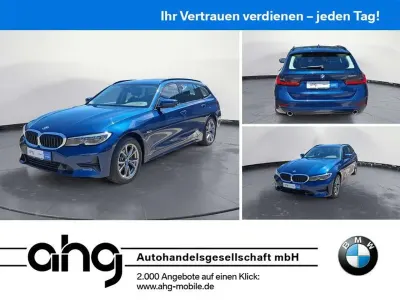 Gebraucht BMW 320 Sport Line 163 PS (119 kW) 2022 Blau Kombi