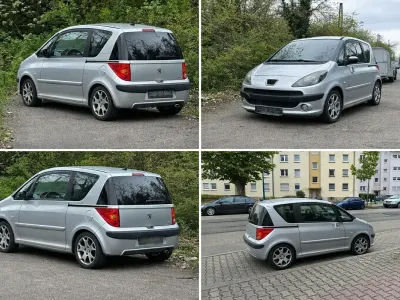 Gebraucht Peugeot 1007 Sport 108 PS (79 kW) 2009 Silber Van / Kleinbus
