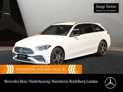 Gebraucht Mercedes C300e Night 204 PS (150 kW) 2023 Weiß Limousine