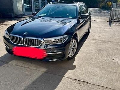 Brugt BMW 520 190 HK (139 kW) 2019 Blå Stationcar