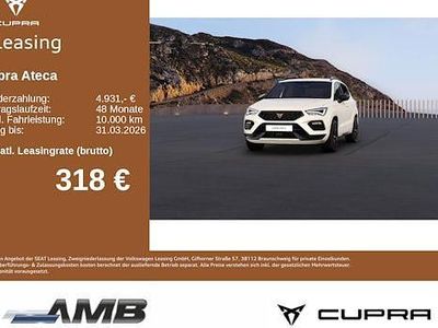 Neu Cupra Ateca 150 PS (110 kW) 2025 Weiß SUV