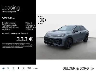 Nuova VW T-Roc R-line 150 CV (110 kW) 2025 Nero SUV