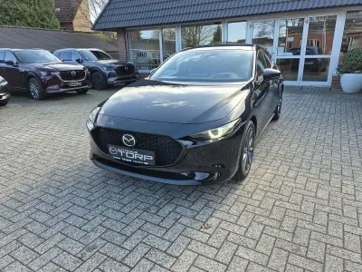 Neu Mazda 3 Exclusive-Line 140 PS (102 kW) 2025 Deep crystal blue Limousine