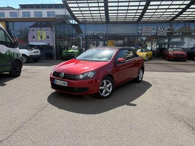 Brugt VW Golf Cabriolet Basis 140 HK (102 kW) 2012 Rød Cabriolet
