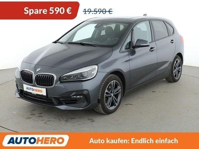 Gebraucht BMW 220 Active Tourer Sport Line 192 PS (141 kW) 2019 Grau Van / Kleinbus