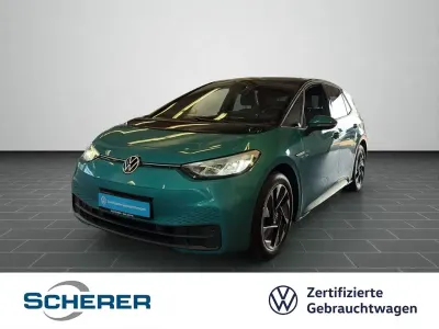 Gebraucht VW ID.3 Pro Performance 150 kW (204 PS) 2021 Makenatürkis metallic schwarz (metallic) Kleinwagen