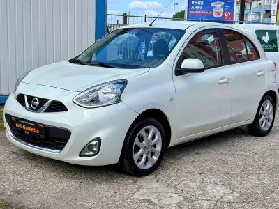 Gebraucht Nissan Micra Acenta 98 PS (72 kW) 2014 Weiß Kleinwagen