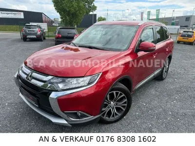 Begagnad Mitsubishi Outlander Edition 150 HK (110 kW) 2017 Röd SUV