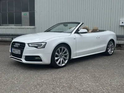 Gebraucht Audi A5 Cabriolet S-Line 220 PS (161 kW) 2015 Weiß Cabrio