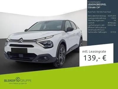 Gebraucht Citroën C4 Feel 131 PS (96 kW) 2023 Weiß Limousine