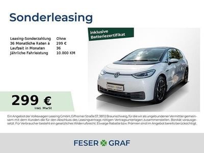 Gletscherweiß Gebraucht 2021 VW ID.3 Pro Performance Kleinwagen | 19.990 € (Guter Preis)