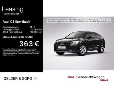 Second-hand Audi Q3 S-Line 150 CP (110 kW) 2025 Negru SUV