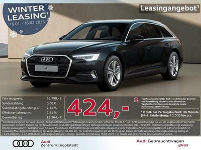 Schwarz metallic Gebraucht 2025 Audi A6 Advanced Kombi | 45.490 € (Fairer Preis)