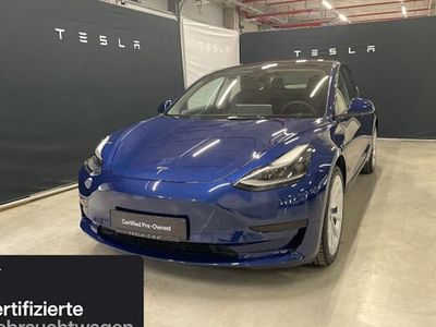Blau Gebraucht 2021 Tesla Model 3 Standard Range Limousine | 26.200 € (Fairer Preis)