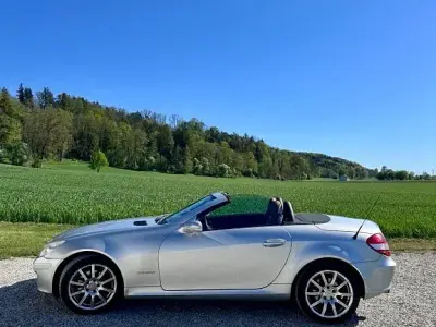 Gebraucht Mercedes SLK200 222 PS (163 kW) 2005 Silber Cabrio