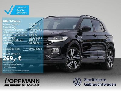 Deep black perleffekt Gebraucht 2023 VW T-Cross Life SUV | 23.480 € (Guter Preis)