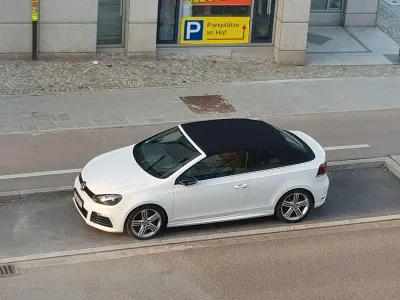 Gebraucht VW Golf Cabriolet R 265 PS (194 kW) 2013 Weiß Cabrio