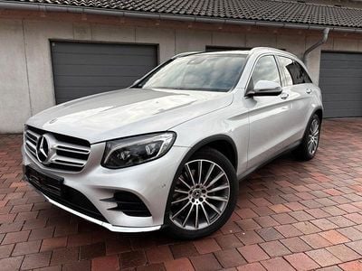 Brugt Mercedes GLC300 AMG line 245 HK (180 kW) 2018 Sølv SUV