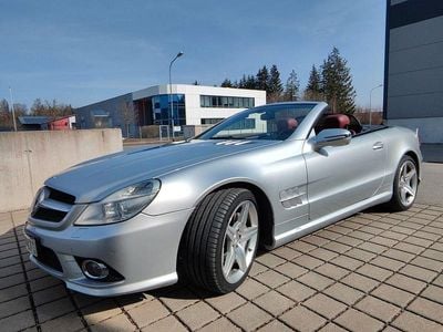 Gebraucht Mercedes SL500 AMG 387 PS (284 kW) 2009 Silber Cabrio