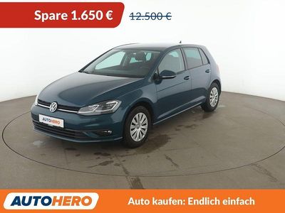 Second-hand VW Golf VII Trendline 110 CP (80 kW) 2017 Verde Berlinǎ